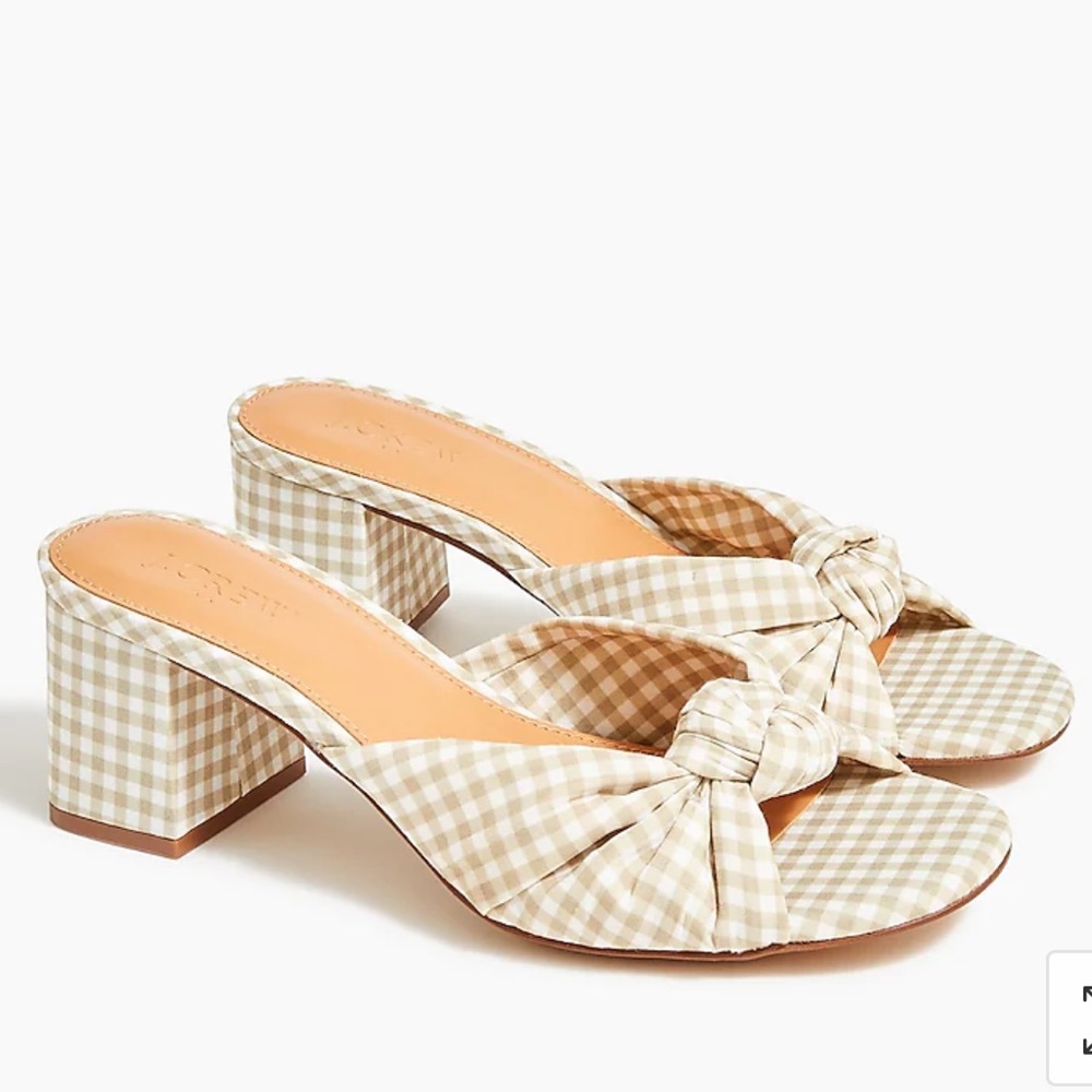 JCrew Factory mid block heels new in box size 9.5